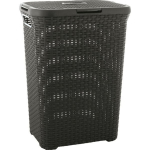 Curver skalbinių dėžė Style, 60 l, tamsiai pilka