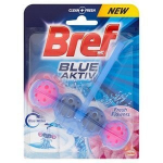 WC valiklis-gaiviklis Bref WC Blue Activ Fresh Flower, 50g