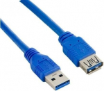 Laidas Lanberg USB 3.0 AM-AF, 1.8m.