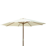 Lauko skėtis Patio Poly 3M, baltas