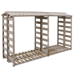 vidaXL Malkinė, 300x90x176cm, impregnuota pu&scaron;ies mediena
