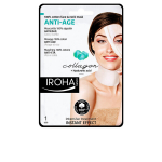 Veido ir kaklo kaukė su kolagenu ir hialuronu Iroha Cotton Face 30 ml