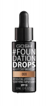 Makiažo pagrindas Gosh Foundation Drops 30 ml, 008 Honey, 008 Honey