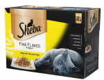 SHEBA Delikatesse Mix pauk&scaron;tienos skoniai drebučiuose 12x85g