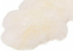 Narma avikailio kilimas Merino natural white, 130x180 cm
