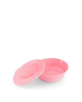 Dubenėlis neslystančiu dugnu Twistshake, 6+ mėn, pastel pink