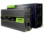 Green Cell galios keitiklis nuo 12 V iki 230 V 2000W/4000W grynos sinuso bangos