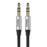 Stereo garso kabelis Baseus Yiven, 1.5 m, sidabrinis-juodas