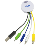 Adapterių raktų pakabukas USB 5in1 Akyga AK-AD-51