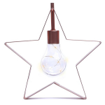 DecoKing &scaron;viečianti žvaigždės formos dekoracija Prince, 5 LED