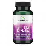 Maisto papildas Swanson Hair, Skin & Nails N60 kapsulių