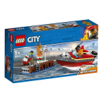 60213 LEGO&reg; City Gaisras prieplaukoje