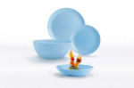 Luminarc lėk&scaron;čių rinkinys Diwali Light Blue, 19 dalių