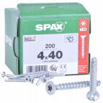 Spax Wirox sraigtai 4x40mm Tx pilnas sriegis, 200 vnt.