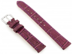W41 odinis laikrodžio dirželis - violetinis - 12mm