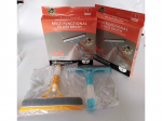 Langų valymo squeegee su valymo &scaron;epetėliu ir purk&scaron;tuvu