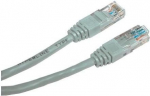 tinklo lan kabelis utp, cat.5e, rj45 m - rj45 m, 2 m, neekranuotas, pilkos spalvos, logotipas, lizdinė plok&scaron;telė