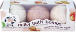 Vonios kamuoliukas Dairy fun Karamelė Medus Persikas, 3x100g