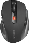 "defender mouse ultra mm-315" pelė, 1600dpi, optinė, 6 bitai, belaidė, juoda, 1 vnt.