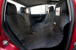 Hobbydog automobilio sėdynių užtiesalas su velcro juosta, juodas, 160x140 cm