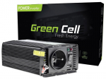 Green Cell galios keitiklis 24 V - 230 V 300W/600W Modifikuota sinuso banga