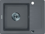 Deante granitinė virtuvinė plautuvė Deante Zorba ZQZ S11A, Metallic grey