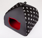 Guolis-būda Hobbydog Igloo R3, 49x49x40 cm, juoda