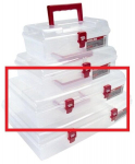 Proline organizatorius su rankena, 6 skyriai, 359x238x85 mm