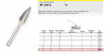KLINGSPOR METAL CATTER HF 100 G FI=12,7x25mm BOTAS 6mm TIPO SPG, HIPERBOLINIS TA&Scaron;KAS