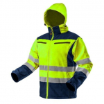 Darbinė striukė, SOFTSHELL, ry&scaron;kiai geltona L / 52
