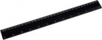 Aliuminio liniuotė juoda 30 cm D.RECT