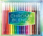 Chroma Blends akvareliniai teptukiniai markeriai, 18 vnt.