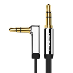 Ugreen Ugreen plok&scaron;čias kabelis AUX garso kabelis 3,5 mm mini lizdas 3 m sidabrinis (10728)