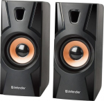 "defender" garsiakalbiai "aurora s8", 2.0, 8 w, juodi, garsumo reguliavimas, 70 hz~20 khz