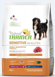 Natural Trainer Sensitive No Gluten vidutinių ir didelių veislių &scaron;unims su ėriena 3kg