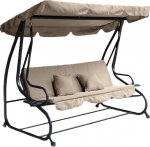 I&scaron;skleidžiamos sūpynės Furnide Relax Plus, smėlio spalvos