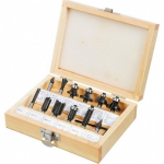 Verto 60H008 Widia cutters, shank 6 mm, Set 12 pcs.