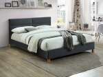 Lova Signal Meble Sierra Velvet 160x200 cm, pilka
