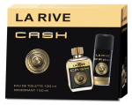 Rinkinys vyrams La Rive Cash: EDT vyrams 90 ml + dezodorantas 150 ml