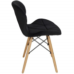 Kėdė Springos DC0029, juoda
