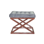Pouffe Capraz - Copper, Grey