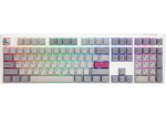 Ducky One 3 Mist Grey Gaming keyboard, RGB LED - MX-Speed-Silver