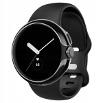 Spigen Thin Fit dėklas Pixel Watch, juodas polikarbonatas