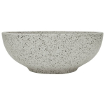 Praustuvas ant stalvir&scaron;io pilkas 41x14cm keramika apskritas