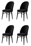 Kėdės rinkinys (4 vienetai) Ritim - Black