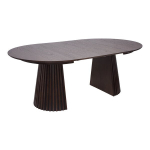 Valgomojo stalas Osaka, 120x120-160-200x75 cm, rudas