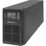 Maitinimo &scaron;altinis nepertraukiamas ups 2kva 2000w galios koeficientas 1.0 lcd epo usb on-line Qoltec