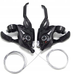 "Shimano ST-EF51-7 Altus 3x7 CLAMPS" komplektas