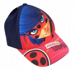 Kepurė su snapeliu mergaitėms Stebuklingoji boružėlė/Miraculous Ladybug
