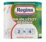 Regina popierinis rank&scaron;luostis, 2 vnt., Regina, Ilgiausias Popierinis Rank&scaron;luostis su Spaudu, 2 Ritės